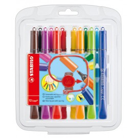 STABILO CAPPI KEÇELİ KALEM 12 Lİ  168/12