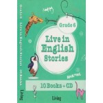 Live in English Stories Grade 6 - 10 Books-CD