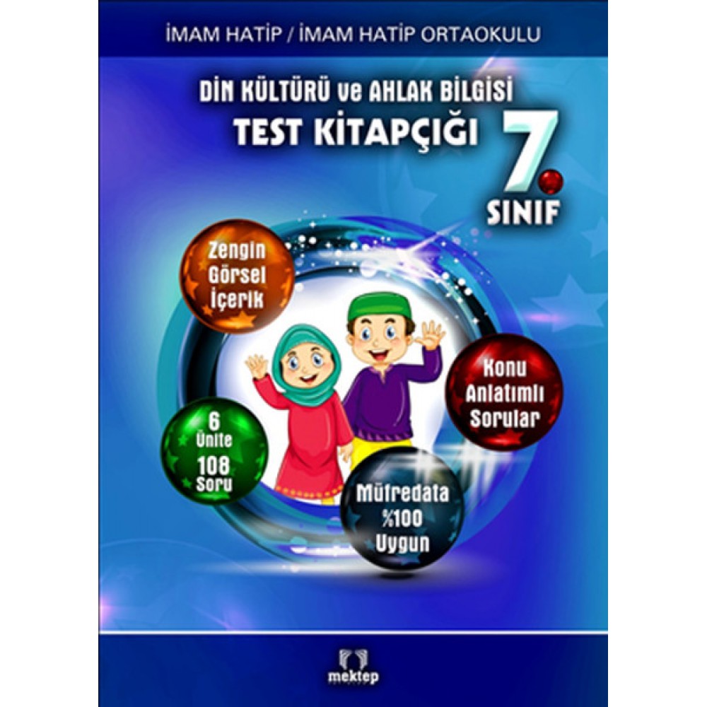 7. Sınıf Din Kültürü ve Ahlak Bilgisi Test Kitapçı