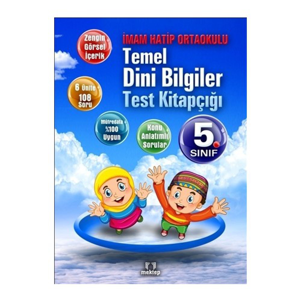 MEKTEP 5.SINIF TEMEL DİNİ BİLGİLER TEST KİTAPÇIĞI