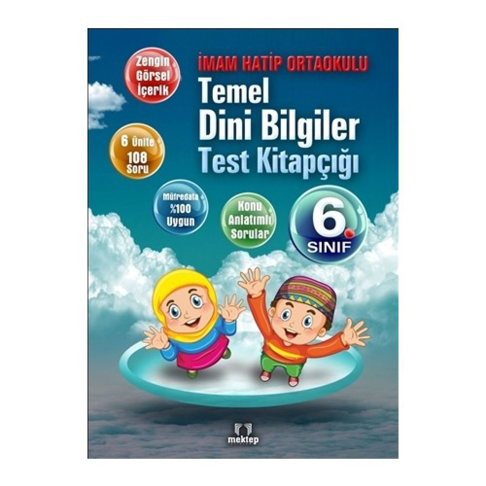 MEKTEP 6.SINIF TEMEL DİNİ BİLGİLER TEST KİTAPÇIĞI