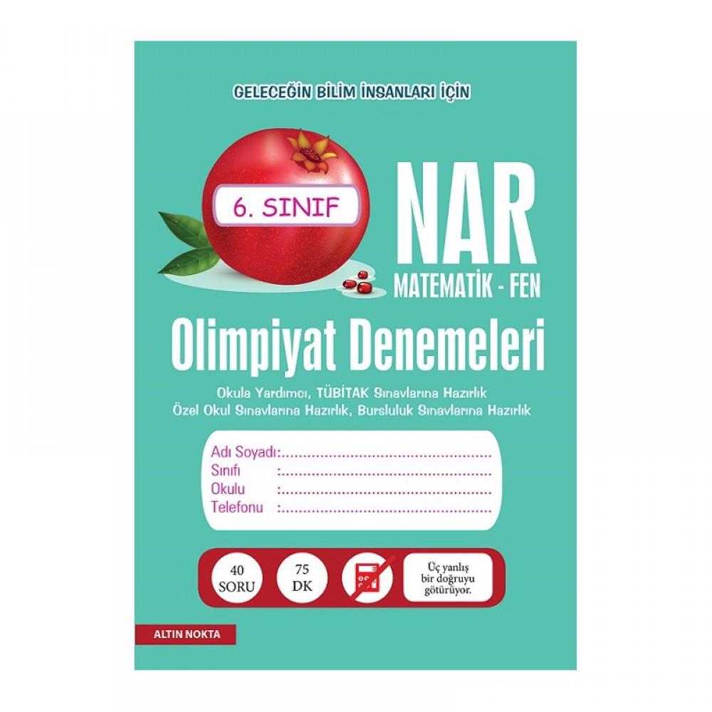 NAR OLİMPİYAT DENEMELERİ 6.SINIF -MATEMATİK