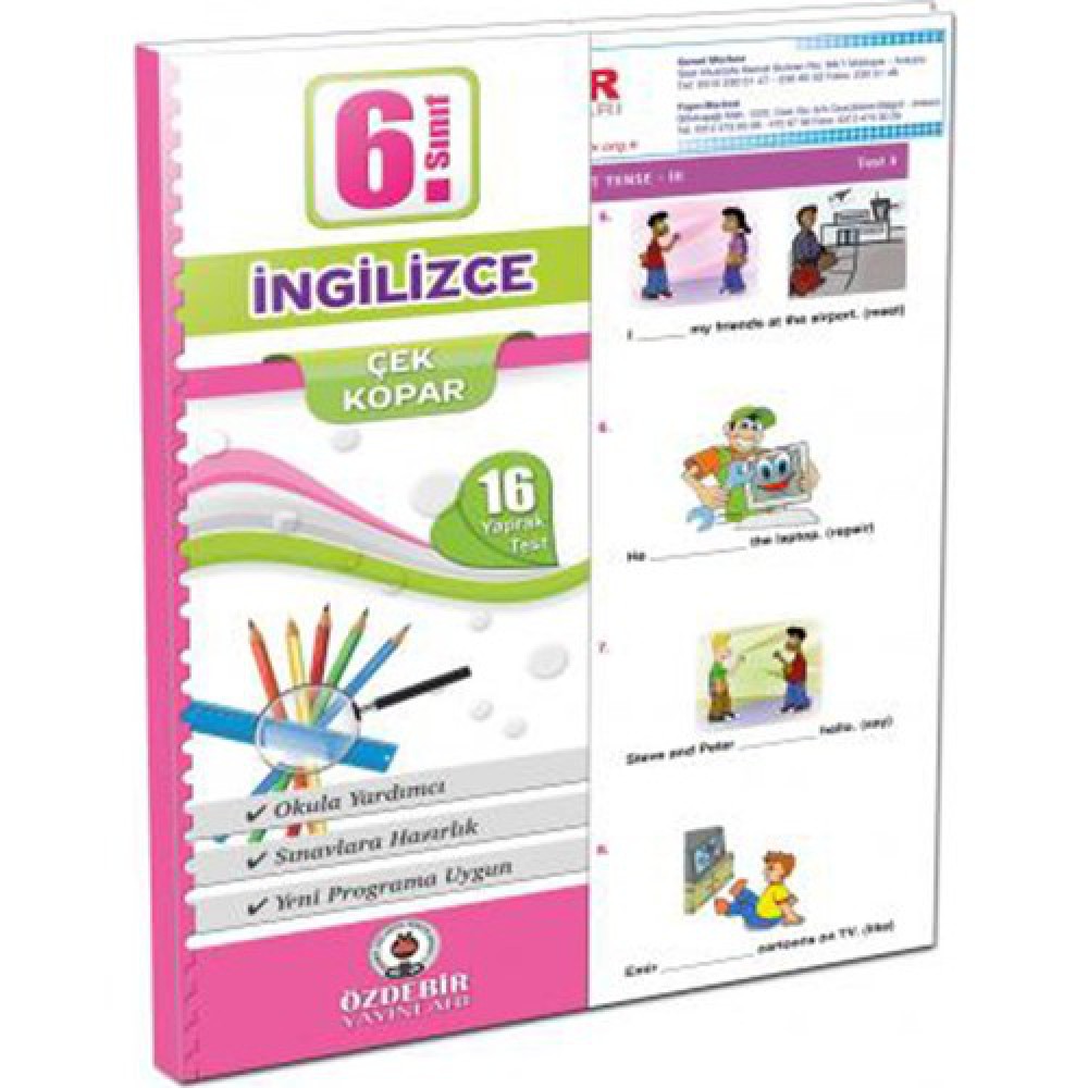 ÖZDEBİR 6. SINIF İNGİLİZCE YAPRAK TEST 