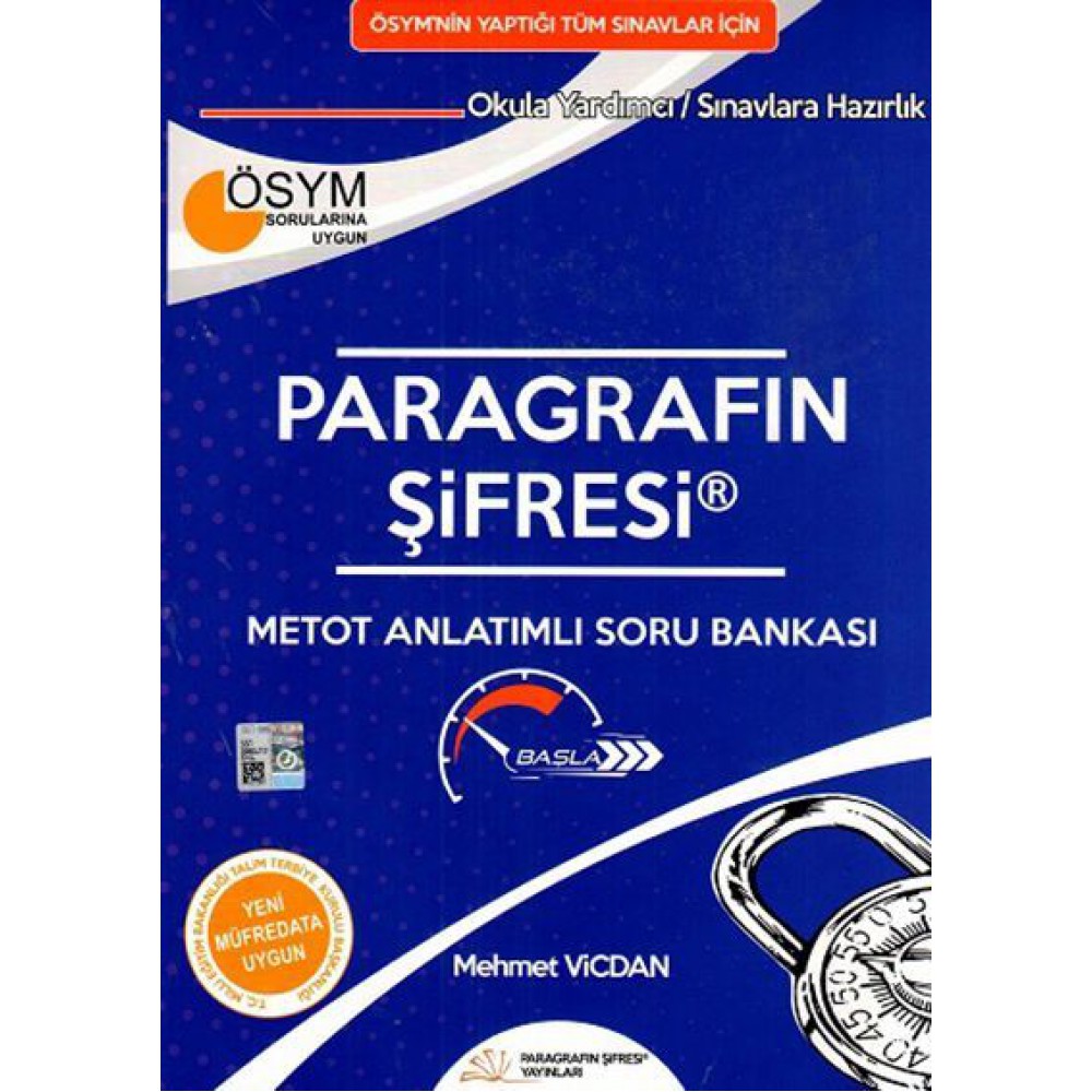 PARAGRAFIN ŞİFRESİ METOT ANLATIMLI SORU BANKASI