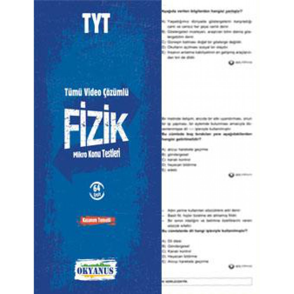 OKYANUS TYT FİZİK ÇEK KOPAR TEST 
