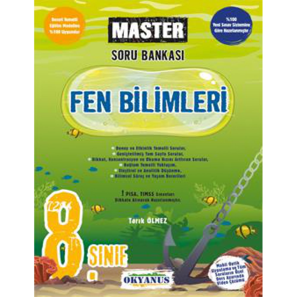 OKYANUS 8.SINIF MASTER FEN BİLİMLERİ SORU BANKASI 