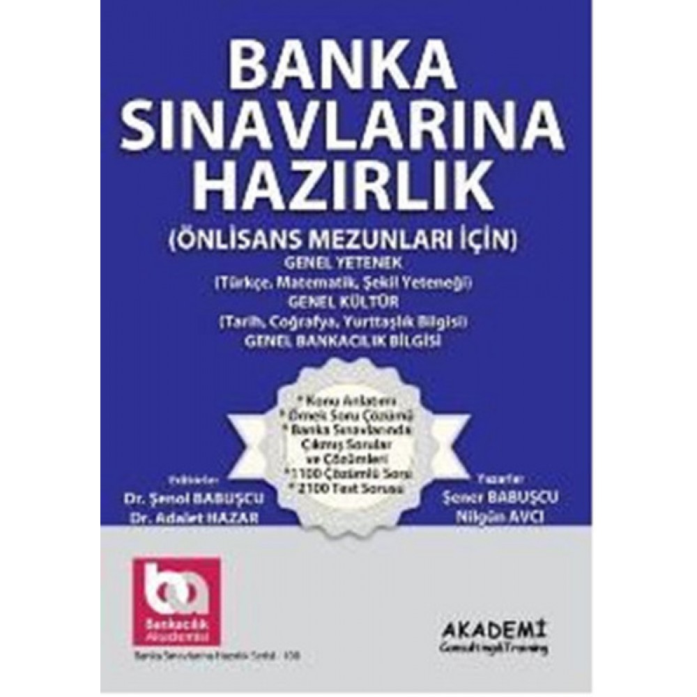 BANKA SINAVLARINA HAZIRLIK-ÖNLİSANS