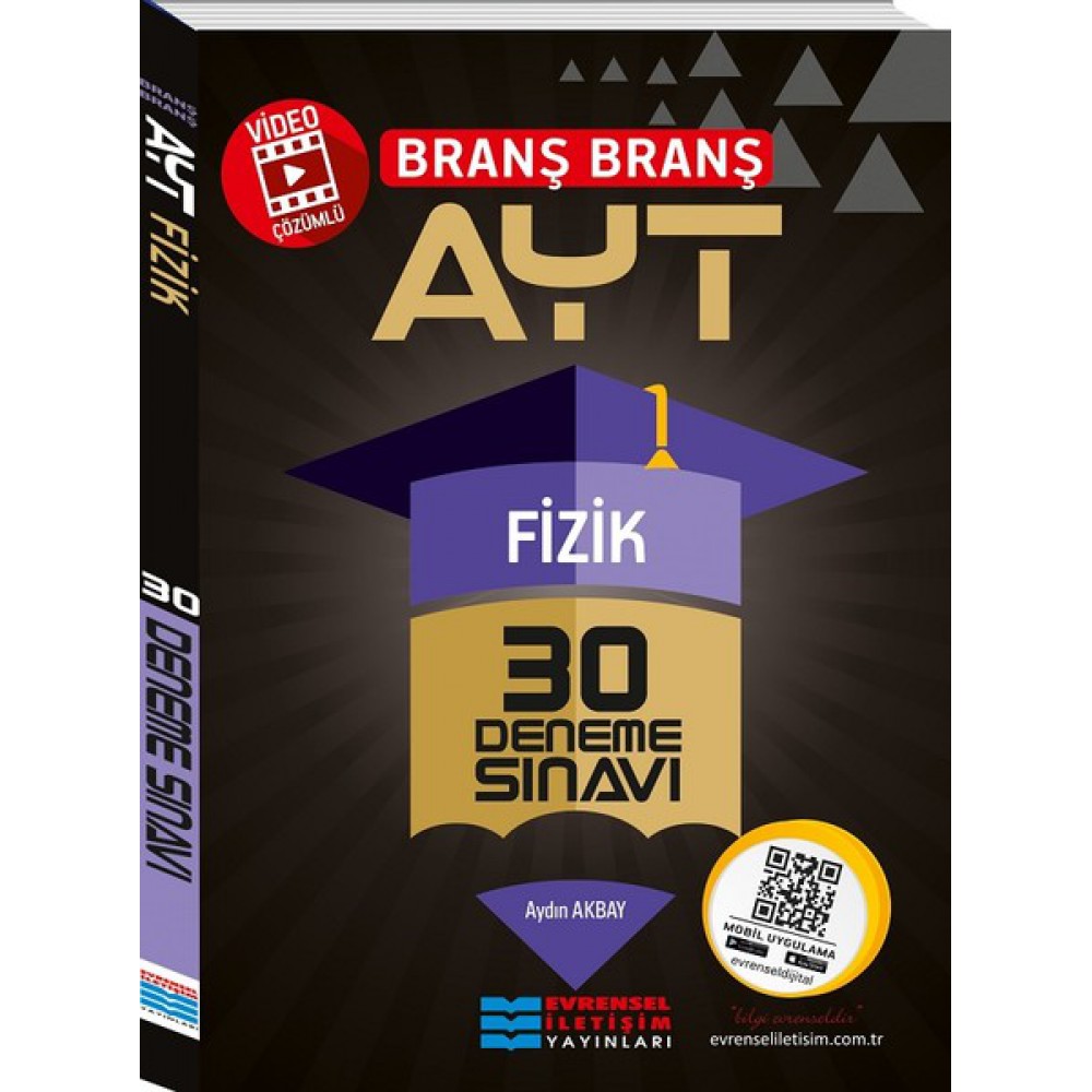 EVRENSEL İLETİŞİM AYT VİDEO ÇÖZÜMLÜ FİZİK 30 DENEME