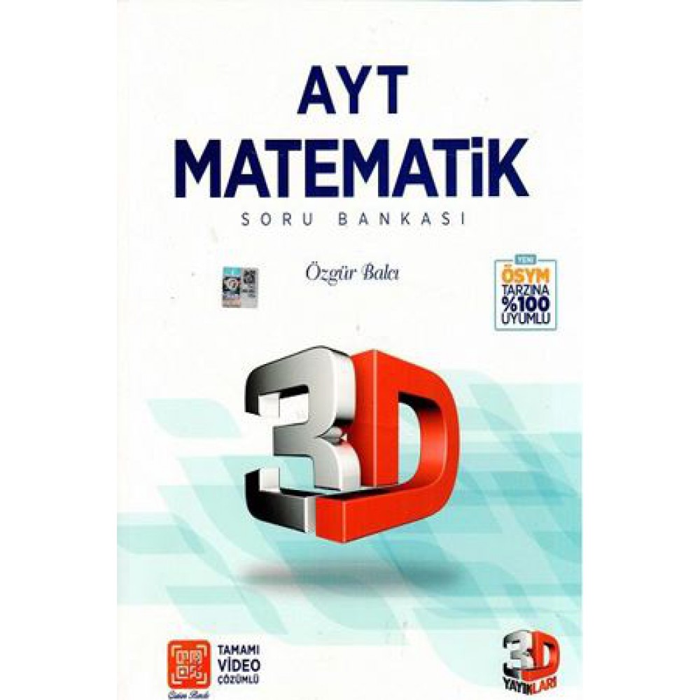 ÇÖZÜM AYT 3D MATEMATİK TAMAMI ÇÖZÜMLÜ SORU BANKASI