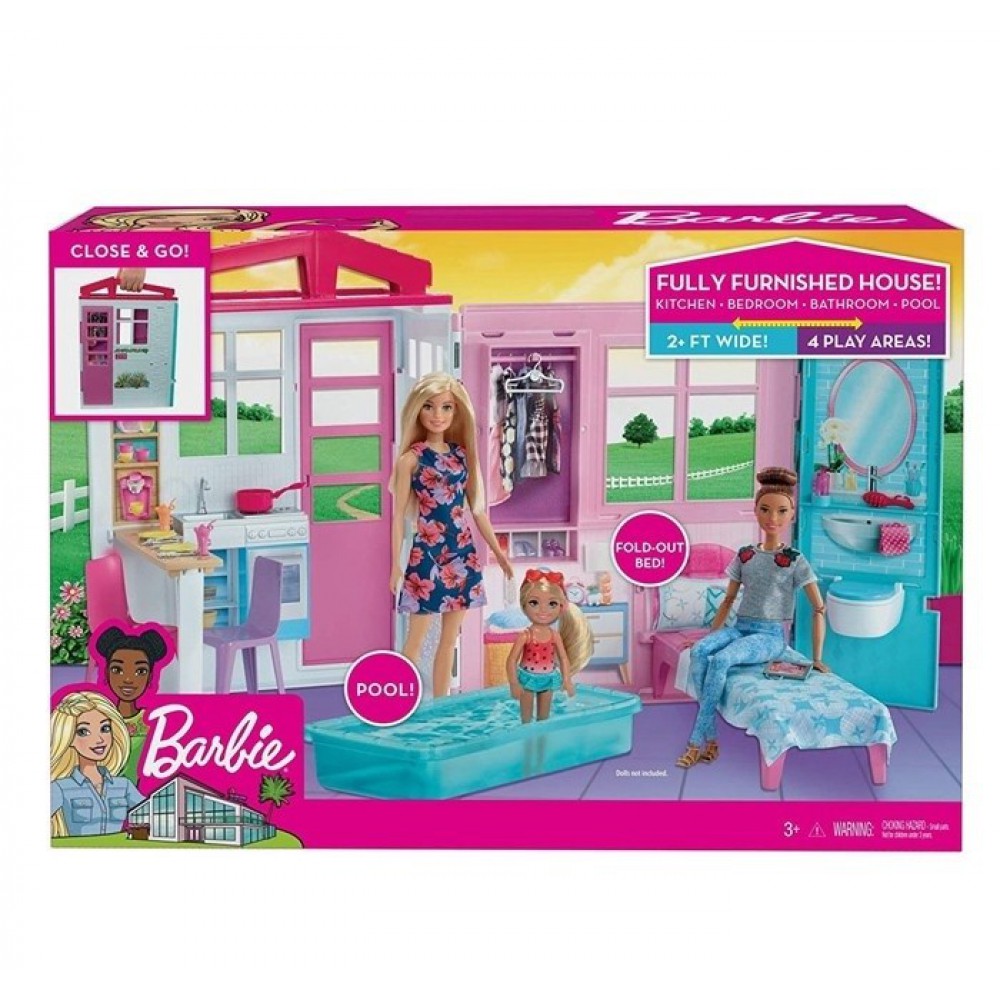 MATTEL BARBIE FXG54 PORTATİF EV