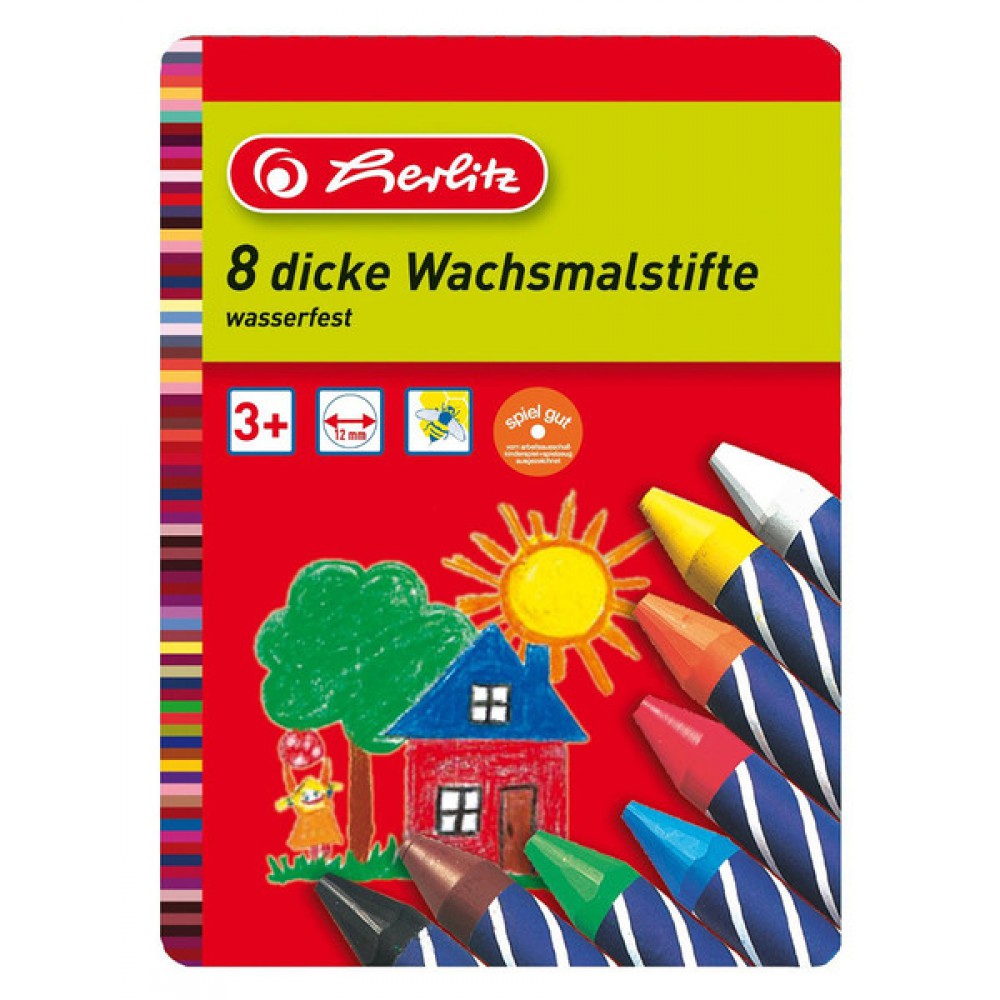 HERLİTZ 10 Lİ PASTEL MUM BOYA  10206712