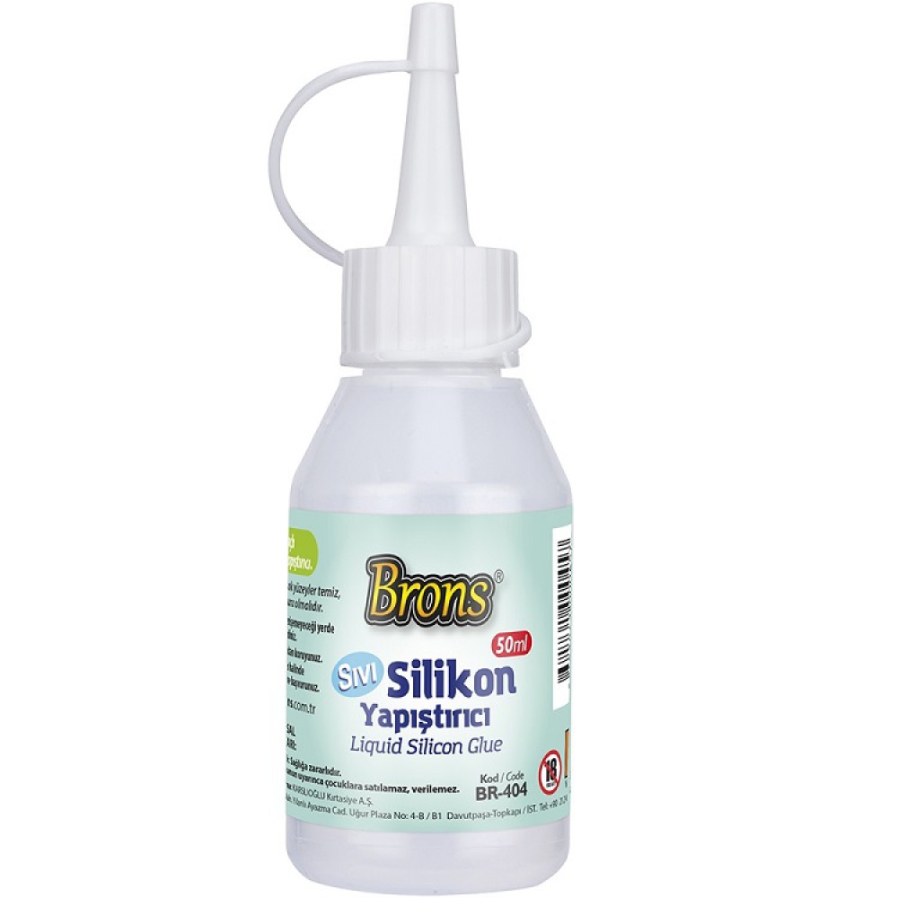 Brons Sıvı Silikon Yapıştırıcı 50ml  Br-404