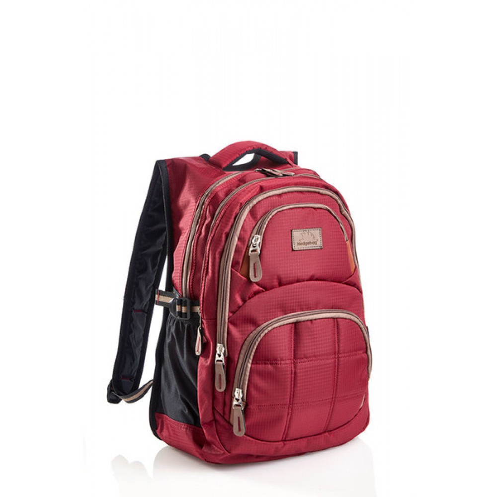 HEDGEBAG HB2226 SIRT ÇANTASI 3 GÖZ ÇİFT CEP-BORDO