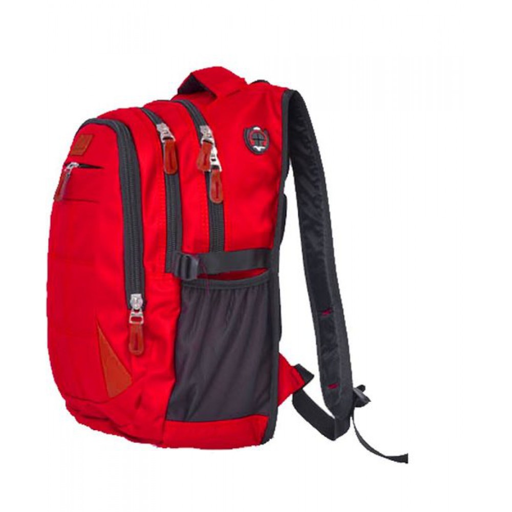 HEDGEBAG HB2227 SIRT ÇANTASI 3 GÖZ TEK CEP-KIRMIZI