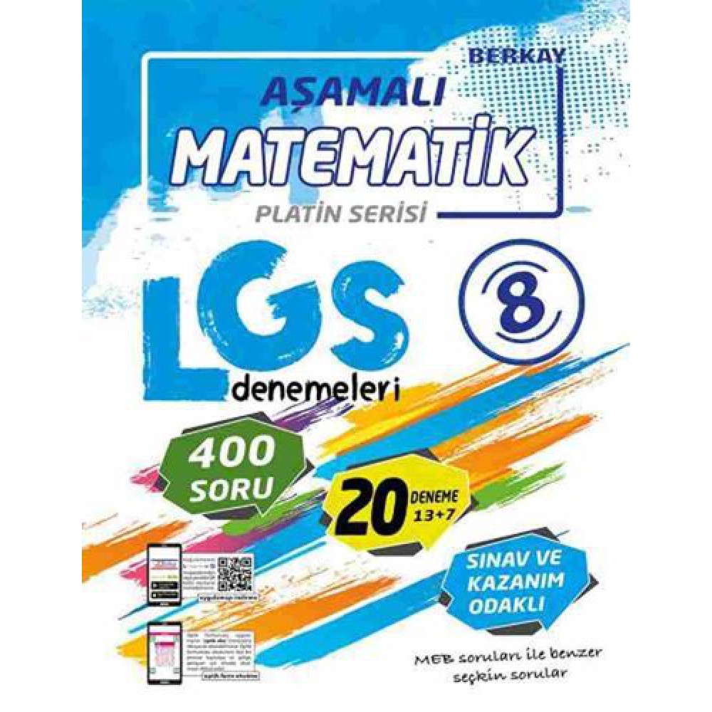 BERKAY 8.SINIF LGS AŞAMALI MATEMATİK DENEMELERİ PLATİN SERİSİ