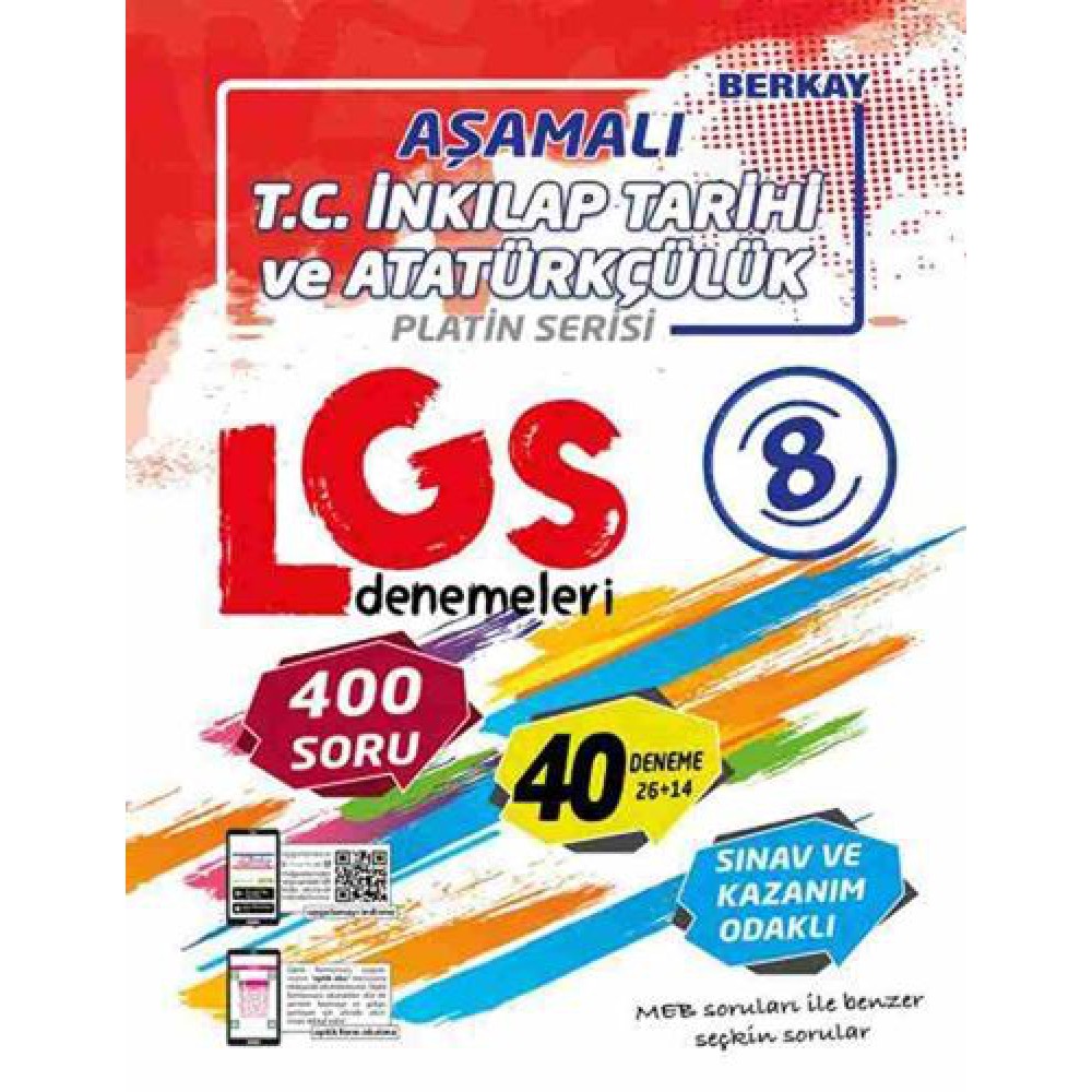 BERKAY 8.SINIF LGS AŞAMALI İNKİLAP  VE ATATÜRKÇÜLÜK DENEMELERİ