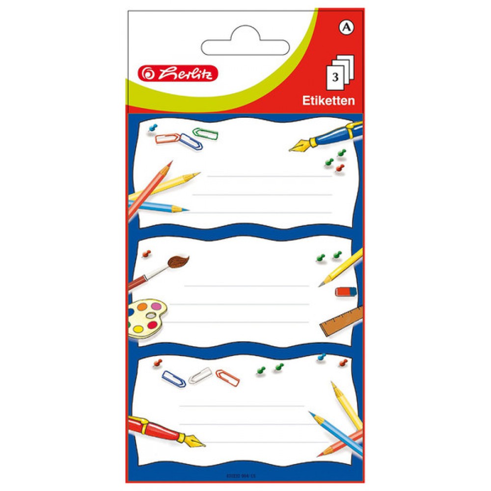 HERLITZ OKUL ETİKETİ KALEM 830232