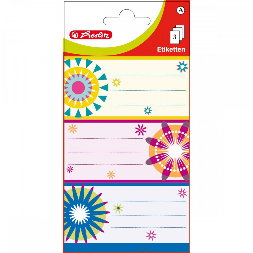 HERLITZ OKUL ETİKETİ GEOMETRİ 830307