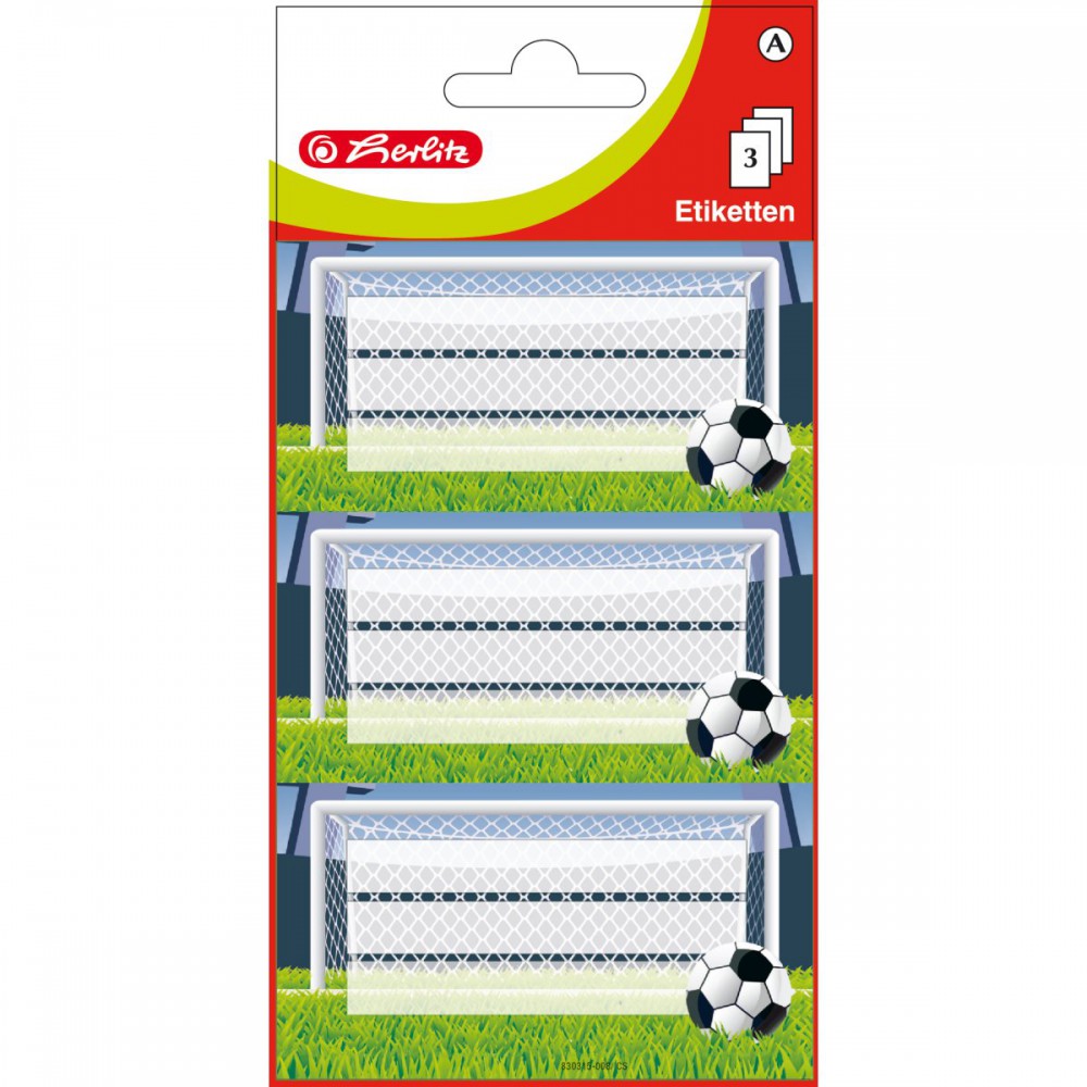 HERLITZ OKUL ETİKETİ FUTBOL 830315