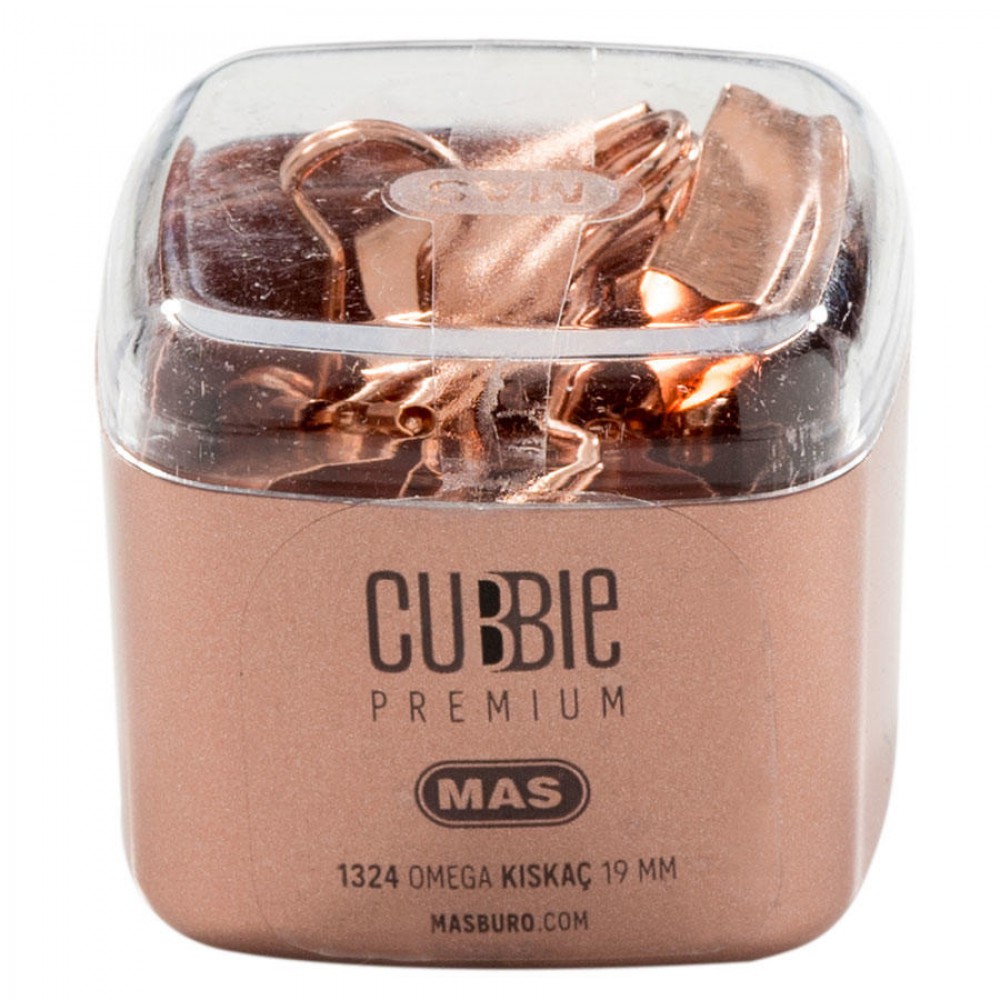 MAS CUBBİE PREMİUM OMEGA KISKAÇ 19mm-ROSEGOLD