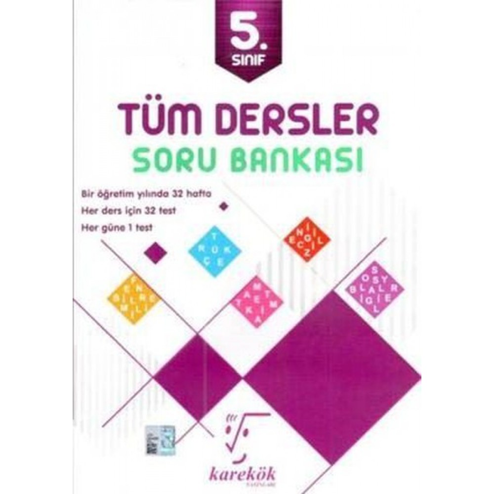 KAREKÖK 5.SINIF TÜM DERSLER SORU BANKASI