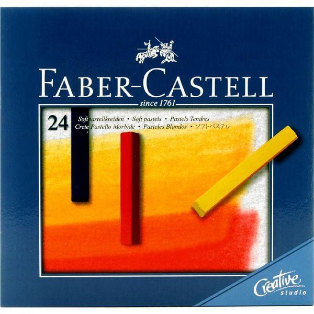 FABER CREATİVTY TOZ PASTEL 24 RENK TAMBOY