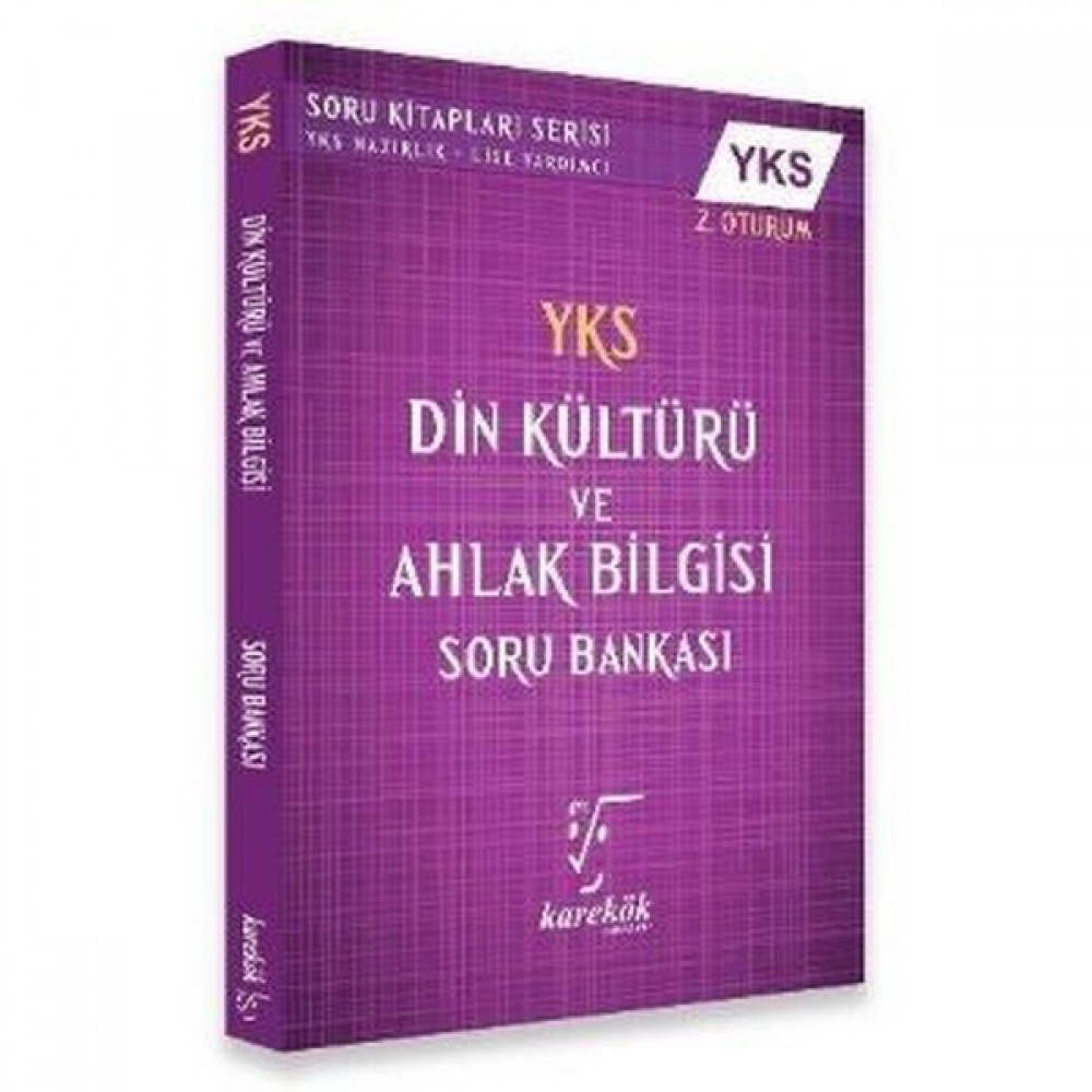 KAREKÖK YKS DİN KÜLTÜRÜ VE AHLAK BİLGİSİ SORU BANKASI 2.OTURUM