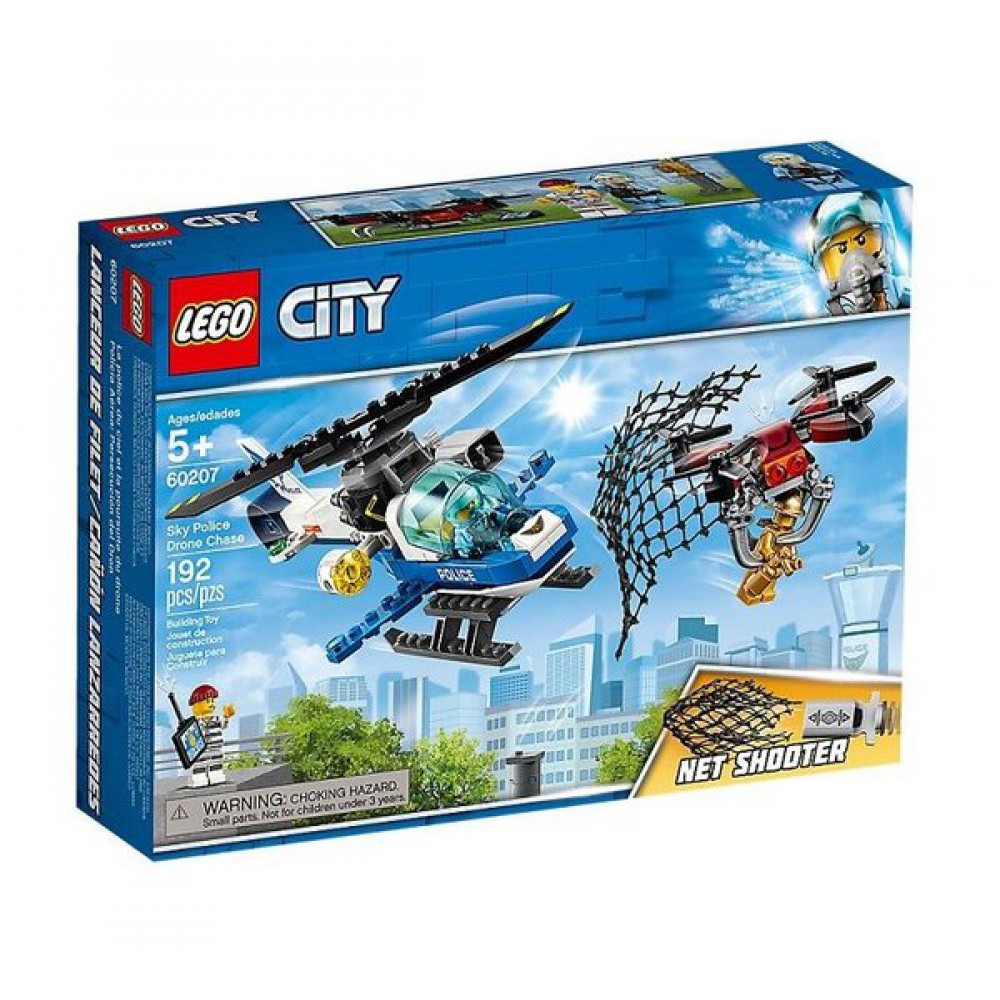 LEGO GÖKYÜZÜ POLİSİ İNSANSIZ HAVA ARACI TAKİBİ 60207