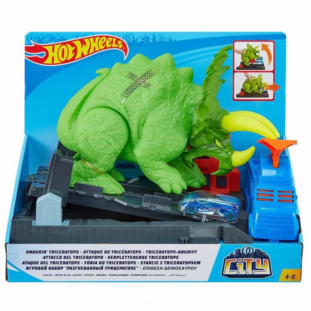 MATTEL HOT WHEELS TRİCERATOPS SALDIRISI GBF97