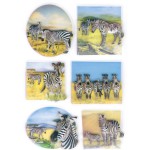 HERMA ÇOCUK ETİKETLERİ ZEBRALAR 6254