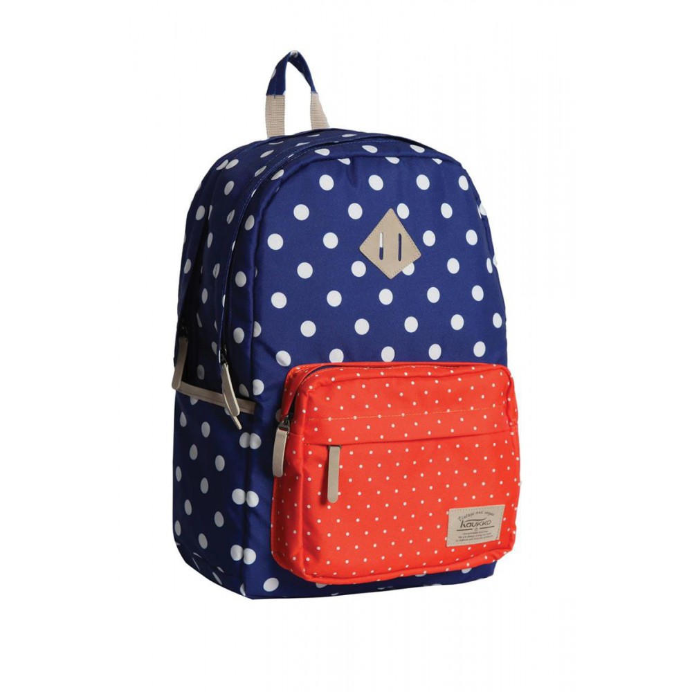 KAUKKO DOTS SIRT ÇANTASI (LACİVERT) K1027