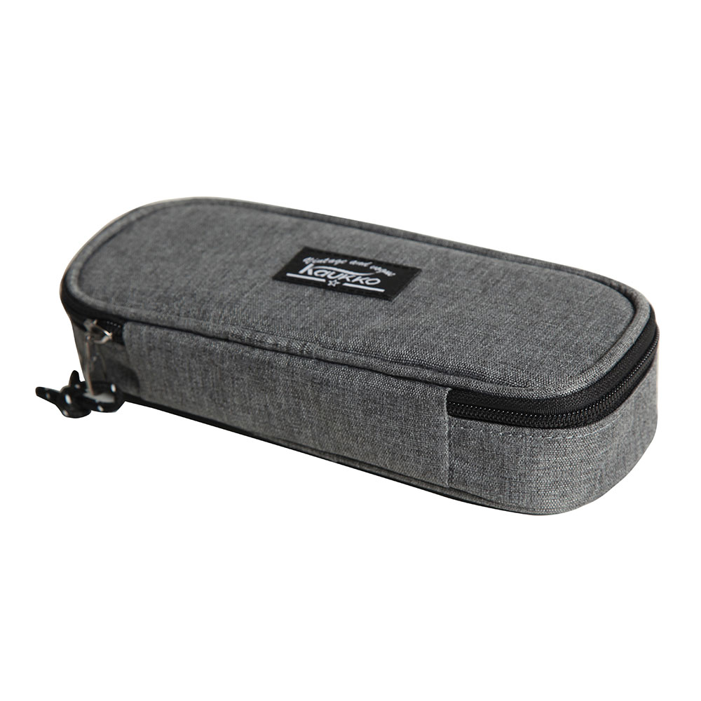 KAUKKO SPECIAL PARTITION KALEM ÇANTASI (GRİ) K2003