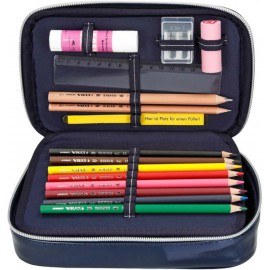 TOP MODEL 3 KATLI DOLU KALEM KUTU  DK040739-A