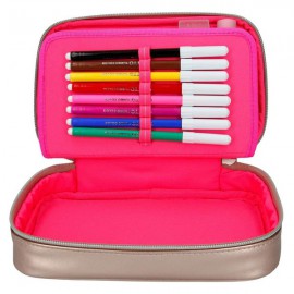 TOP MODEL 3 KATLI DOLU KALEM KUTU  DK08988-A