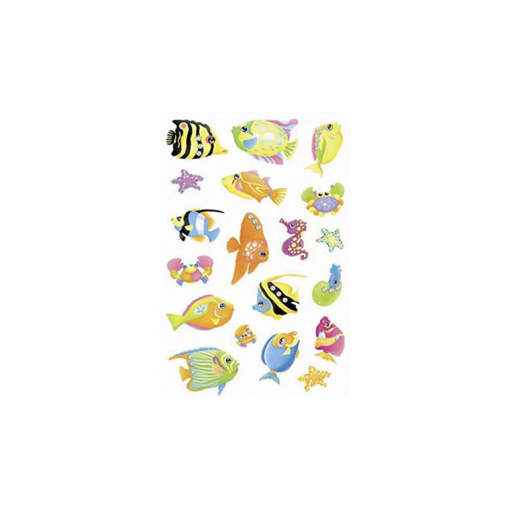 STICKER 6921 BALIKLAR KRİSTAL