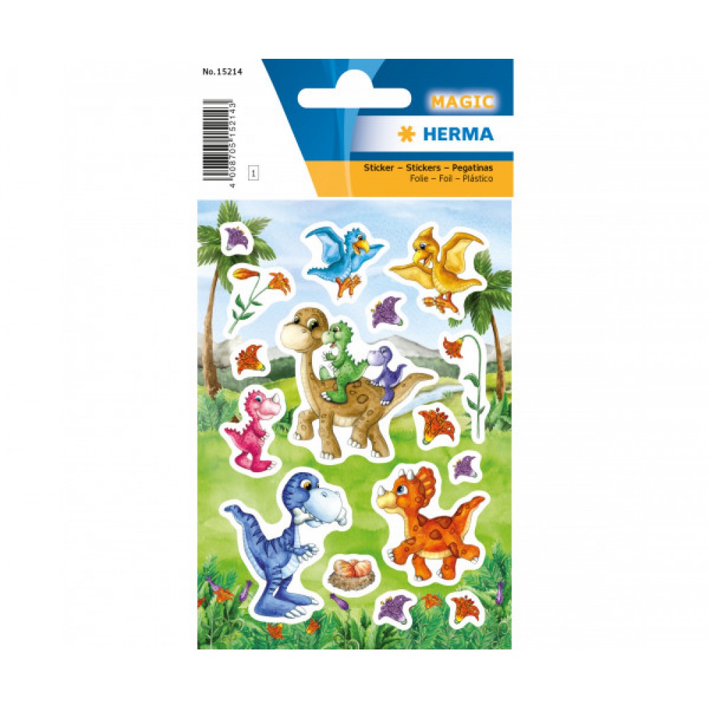HERMA MAGIC ETİKET FOIL YAVRU DİNAZOR 15214
