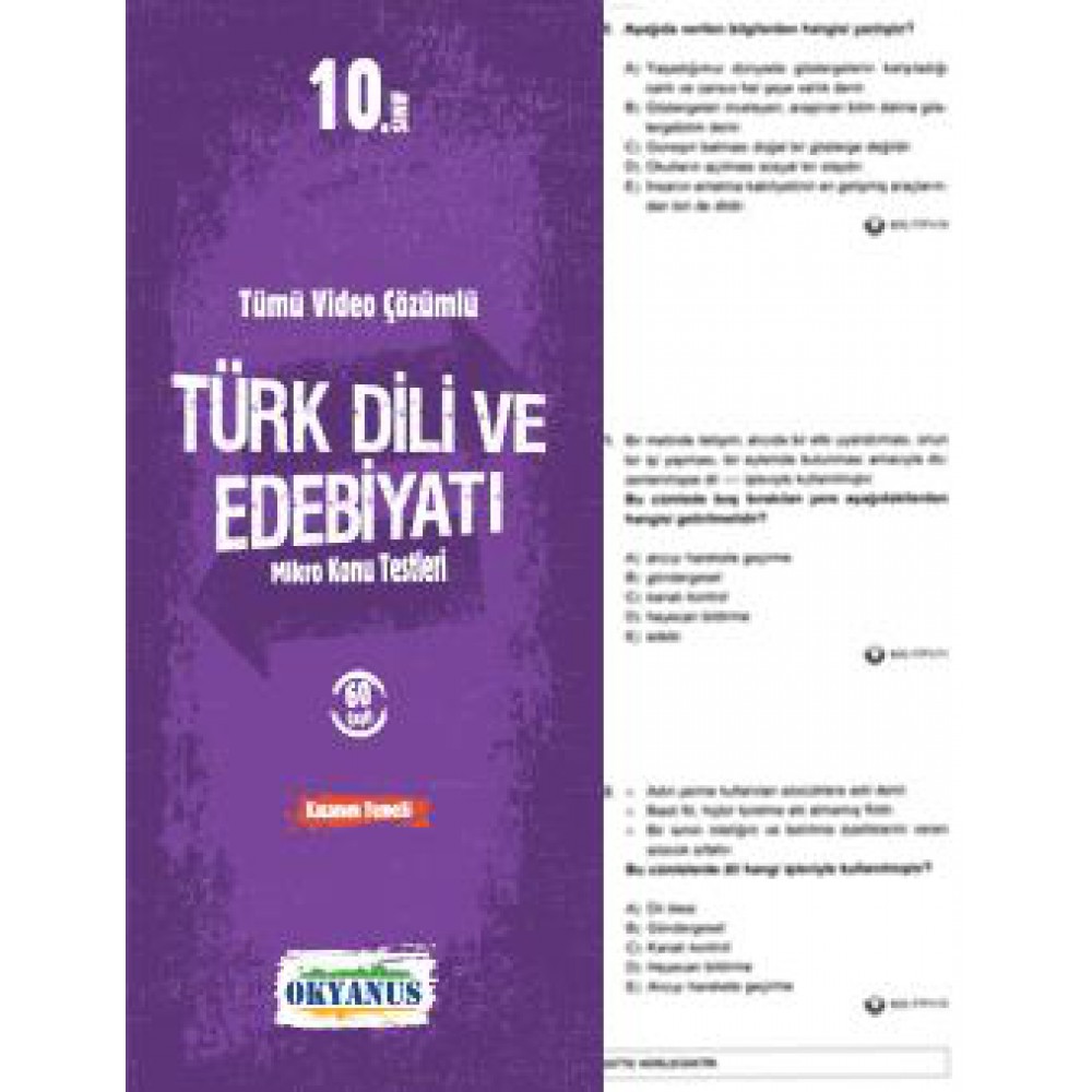 OKYANUS 10.SINIF TÜRK DİLİ VE EDEBİYATI YAPRAK TEST