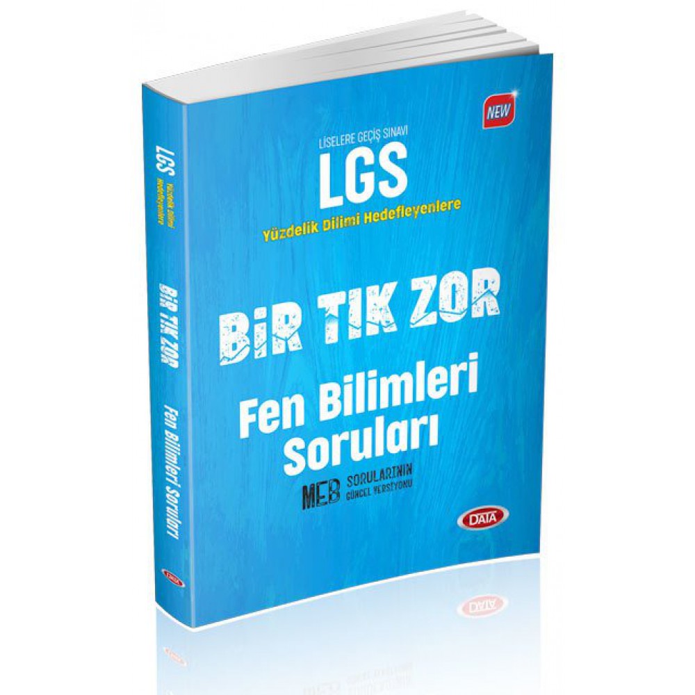 DATA LGS BİR TIK ZOR FEN BİLİMLERİ SORU BANKASI
