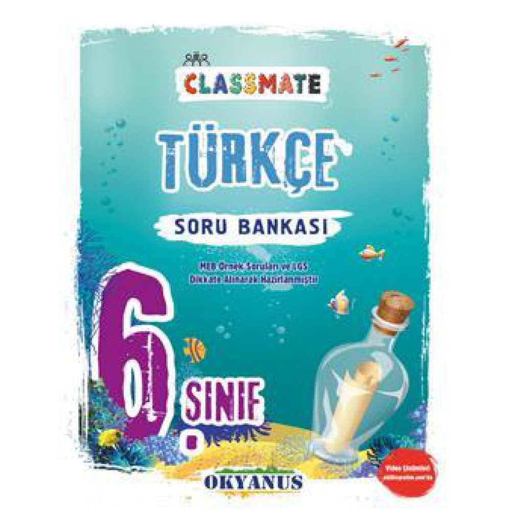 OKYANUS YAYINLALRI 6.SINIF CLASMATE TÜRKÇE SORU BANKASI