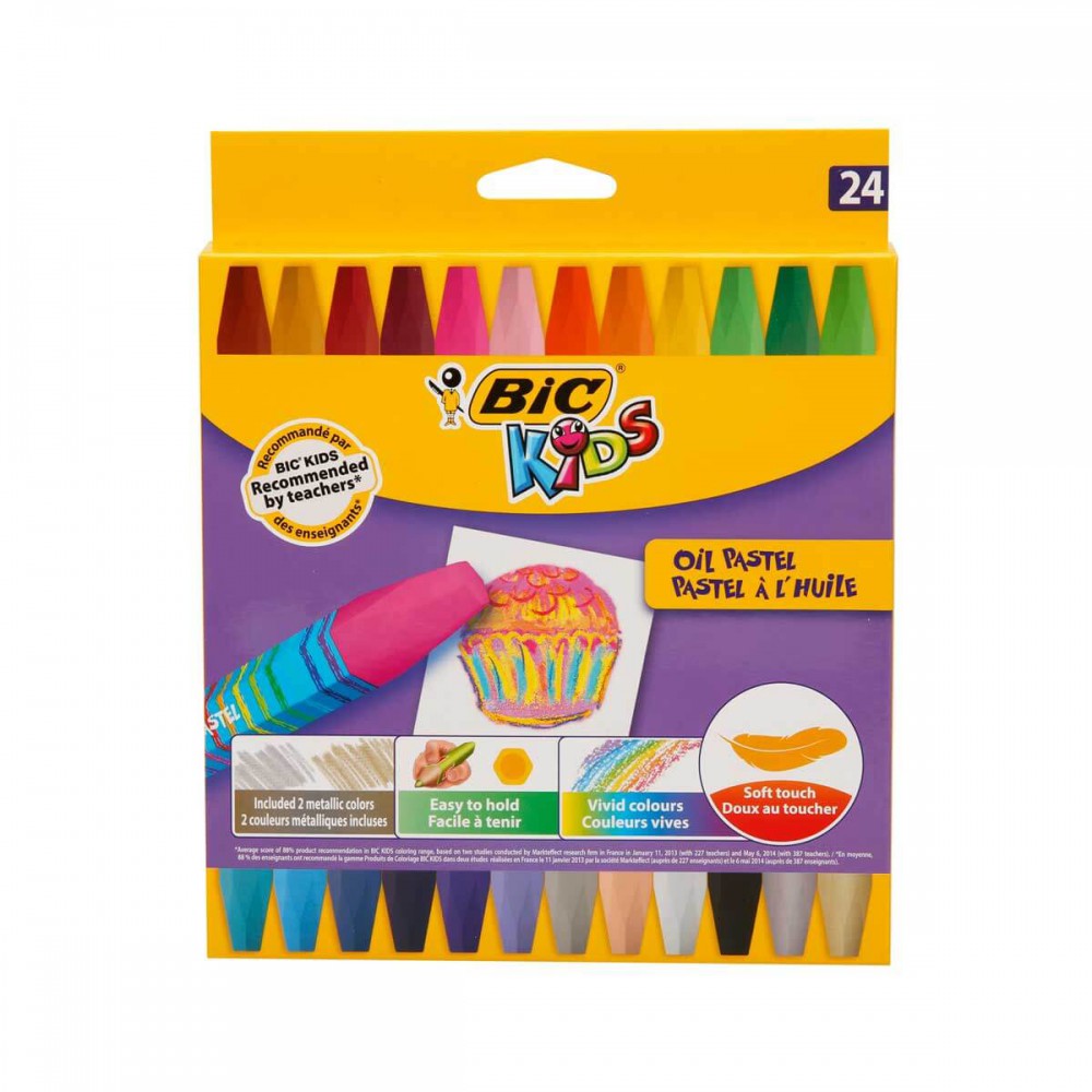 BİC 24 LÜ PASTEL KARTON KAPAK