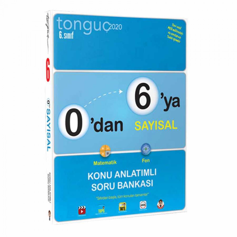 TONGUÇ 0 DAN 6 YA SAYISAL KONU ANLATIMLI SORU BANKASI