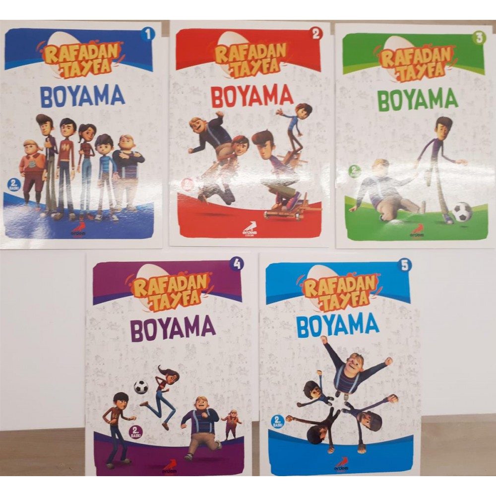 ERDEM ÇOCUK RAFADAN TAYFA BOYAMA SETİ 5 Lİ 