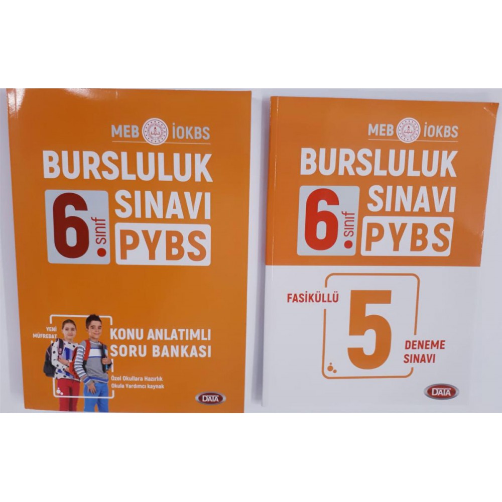 DATA 6.SINIF BURSLULUK SINAVI PYBS 2 Lİ SET SB+5 Lİ DENEME
