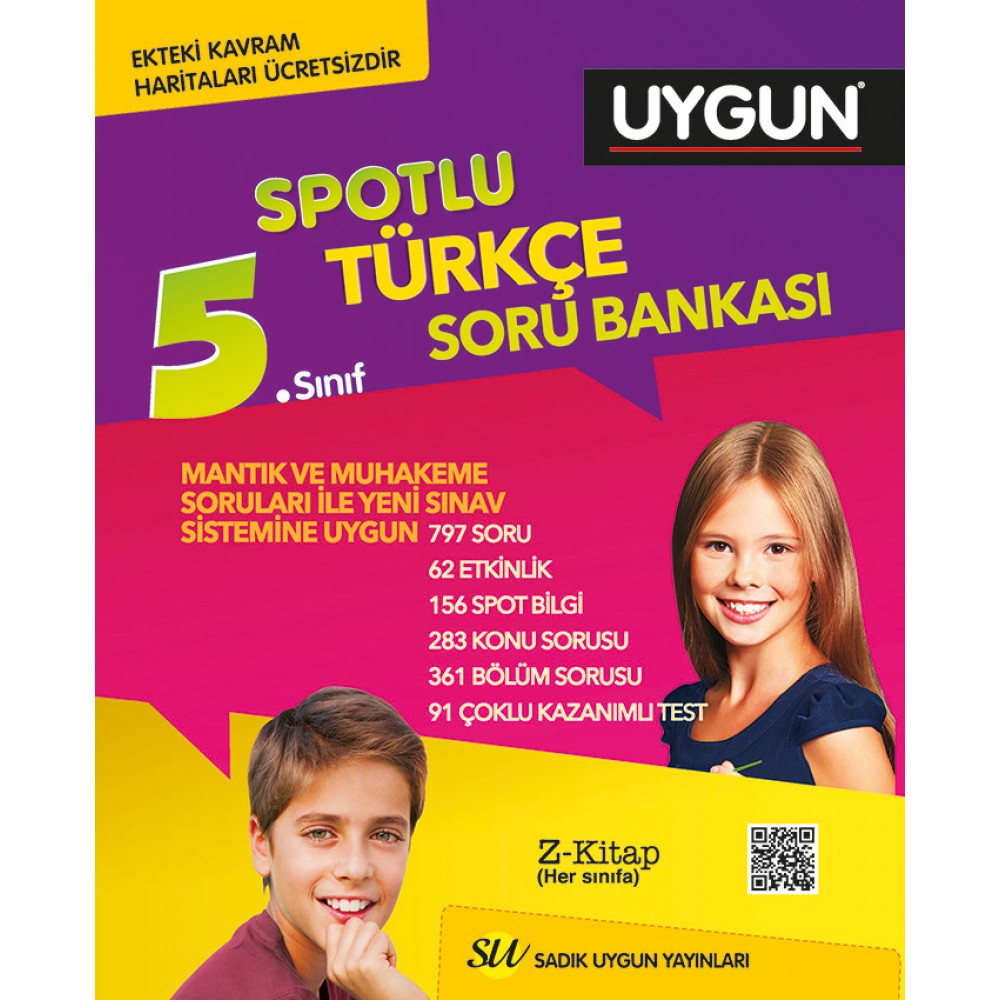SADIK UYGUN 5.SINIF SPOTLU TÜRKÇE SORU BANKASI