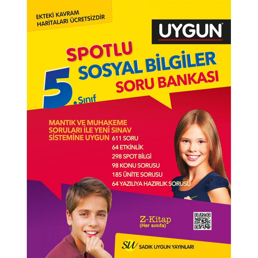 SADIK UYGUN 5.SINIF SOSYAL BİLGİLER SORU BANKASI