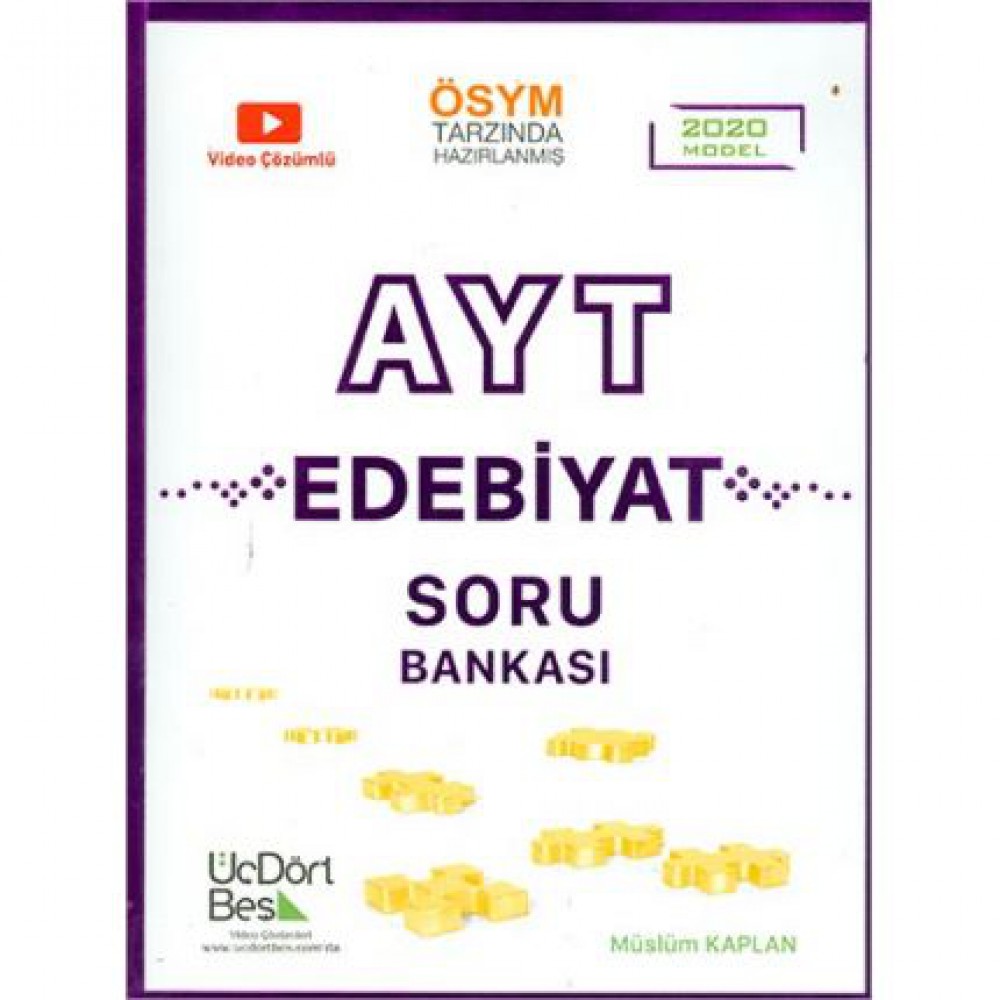 ÜÇDÖRTBEŞ AYT EDEBİYAT SORU BANKASI