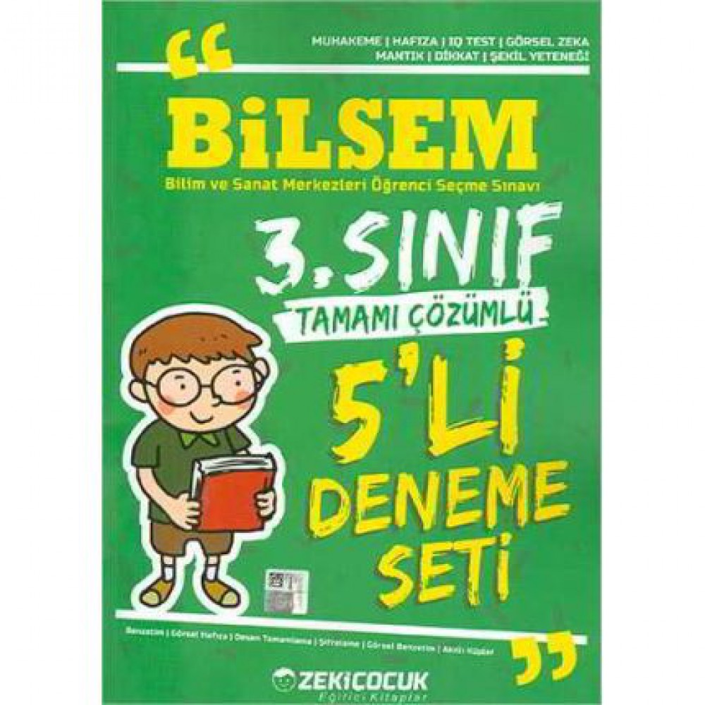 ÇÖZÜM AKADEMİ 3.SINIF BİLSEM 5 Lİ DENEME