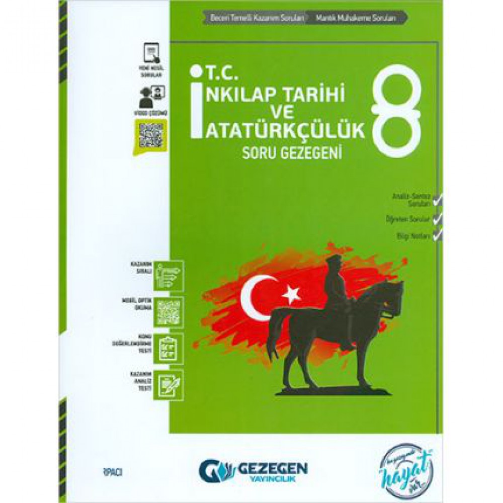GEZEGEN 8.SINIF İNKİLAP TARİHİ SORU BANKASI