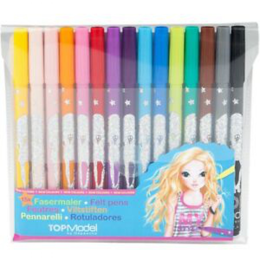 TOP MODEL 15 Lİ KEÇELİ KALEM DK08497