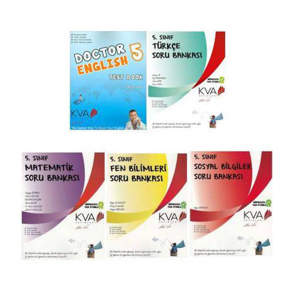 KORAY VAROL 5.SINIF 5'Lİ SORU BANKASI SETİ * YENİ